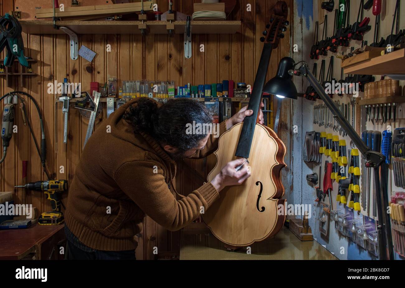 Homemade cello sale
