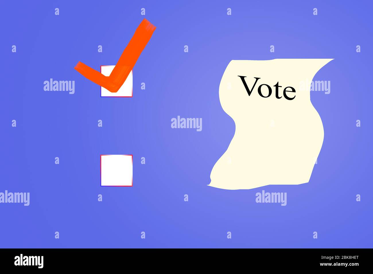 Vote checkmark flag america hi-res stock photography and images - Alamy