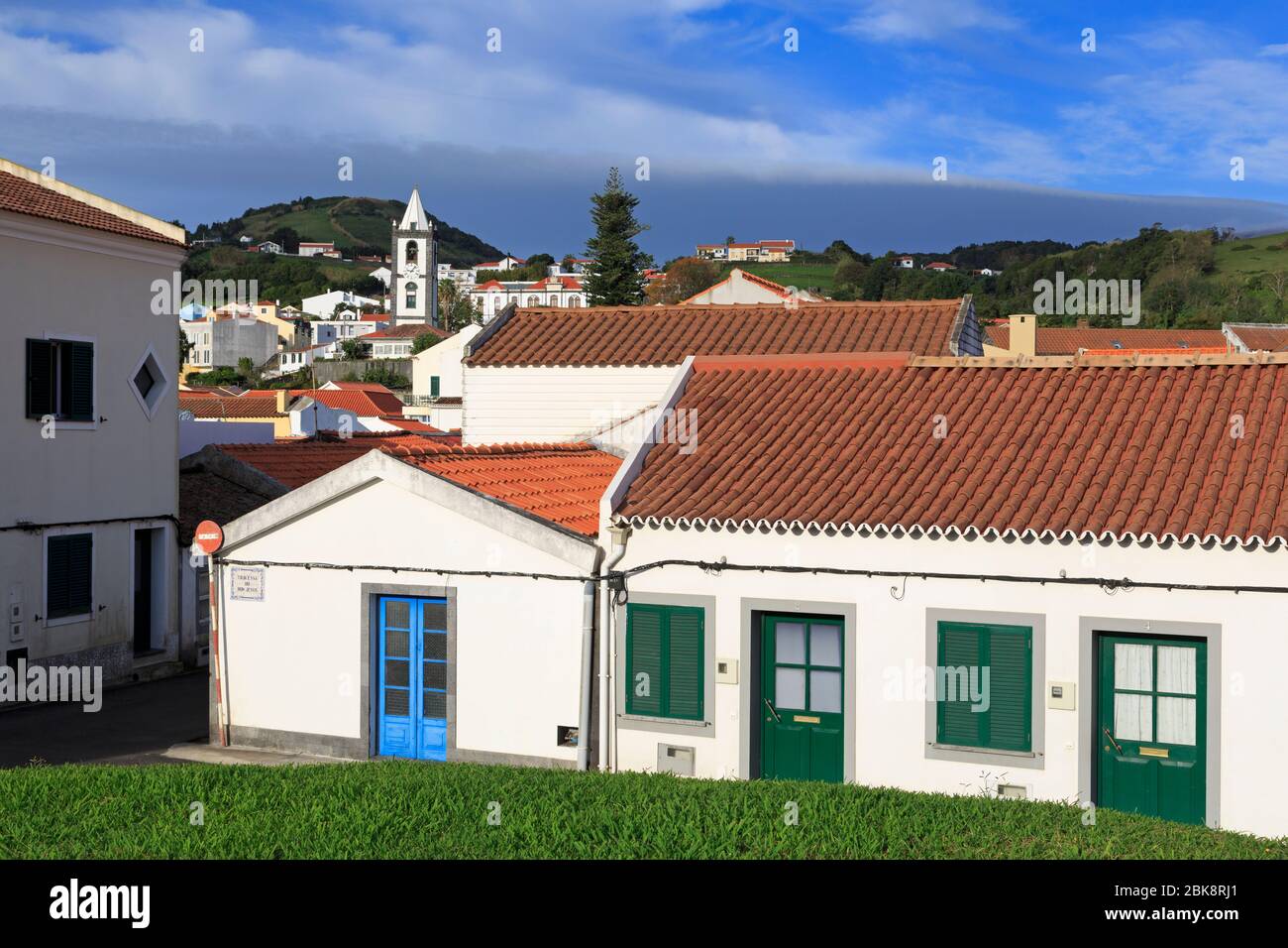 Houses in Horta, Faial Island, Azores, Portugal, Europe Stock Photo Alamy