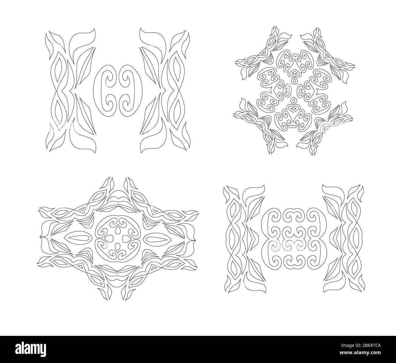 Hand Drawn Black Floral Ornate Elements Wedding Invitation Design Elements Vintage Black Floral Design Vector Ornamental Decorative Design Stock Vector Image Art Alamy