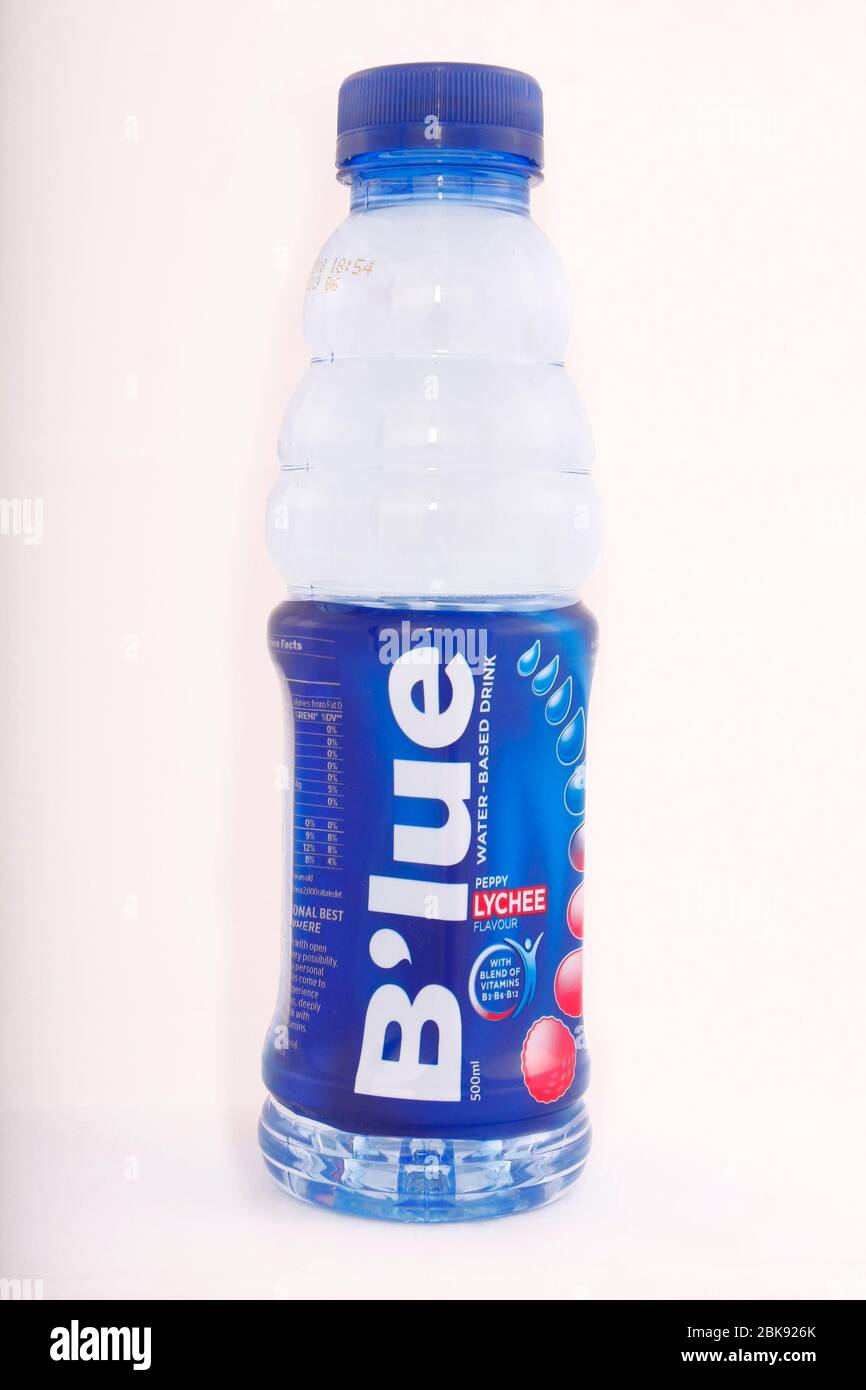 Antipolo City, Philippines February 6, 2019 Bottle of B'lue fruit