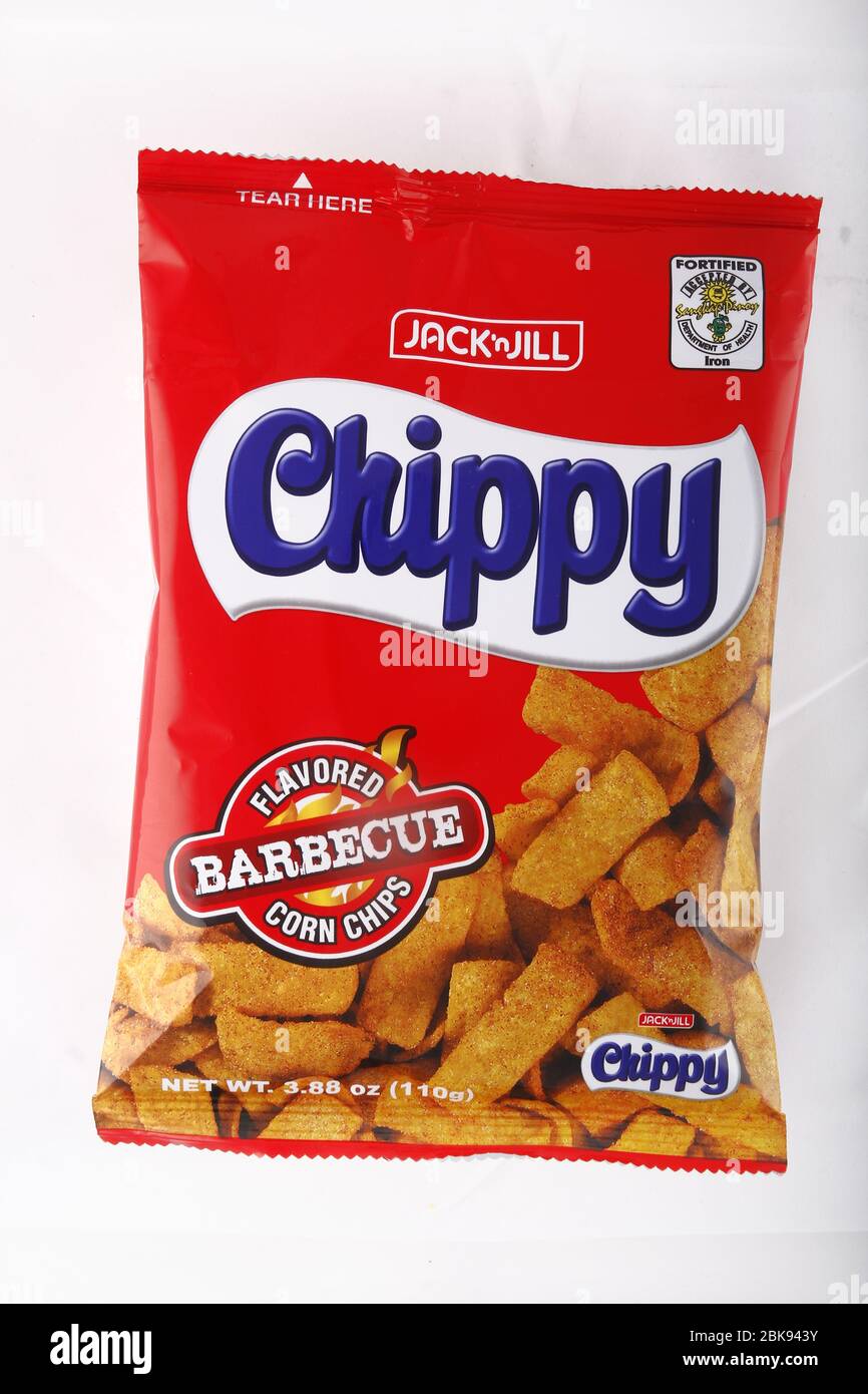 Antipolo City, Philippines February 6, 2019 Bag of Chippy chips on