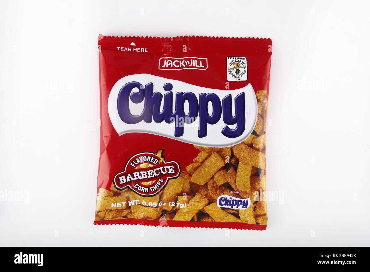 Antipolo City, Philippines February 6, 2019 Bag of Chippy chips on