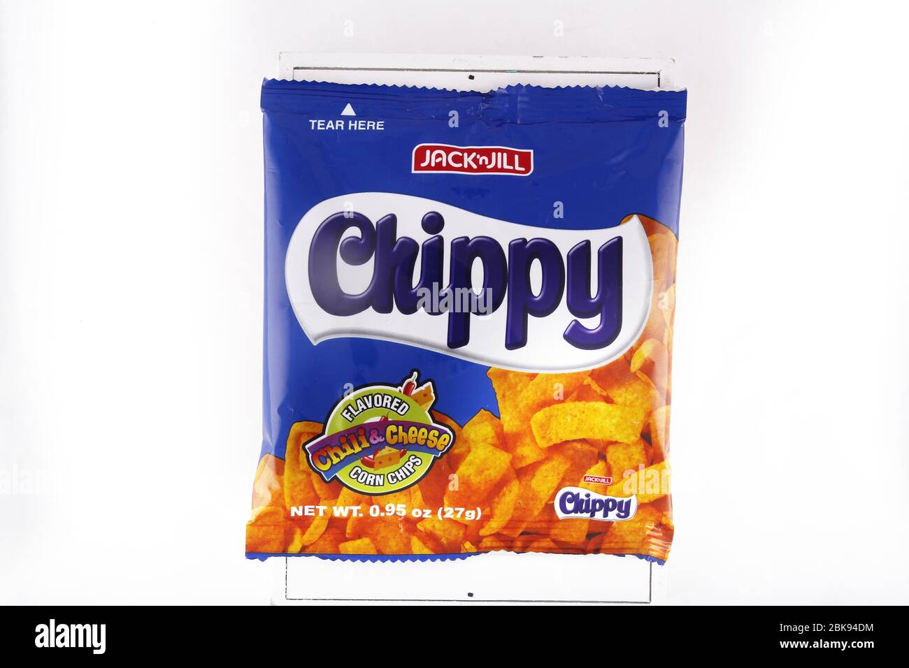 Antipolo City, Philippines February 6, 2019 Bag of Chippy chips on