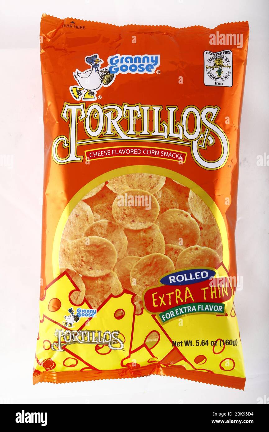 Antipolo City, Philippines - February 6, 2019: Bag of Tortillos chips