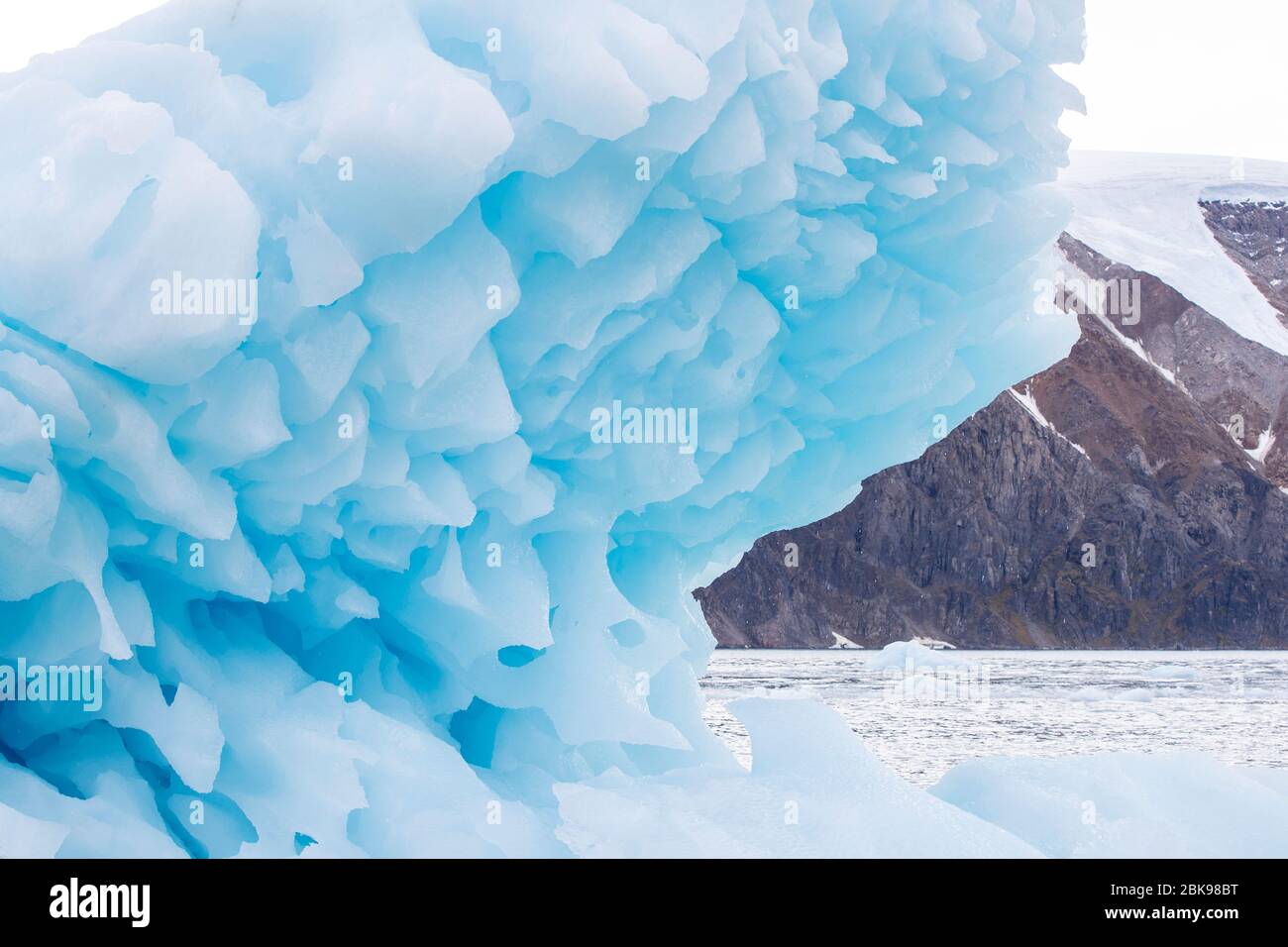 Blue iceberg Stock Photo