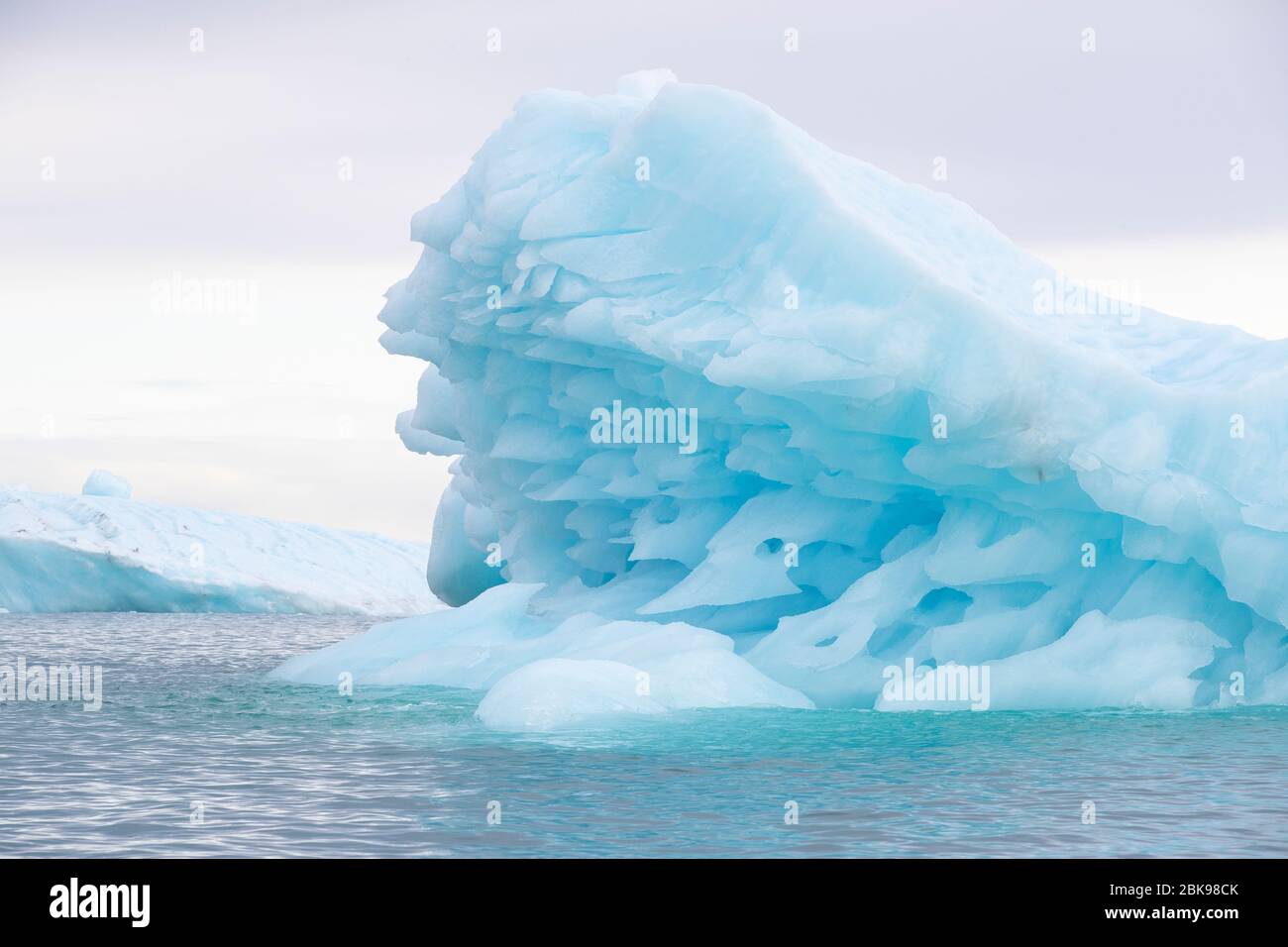 Blue iceberg Stock Photo