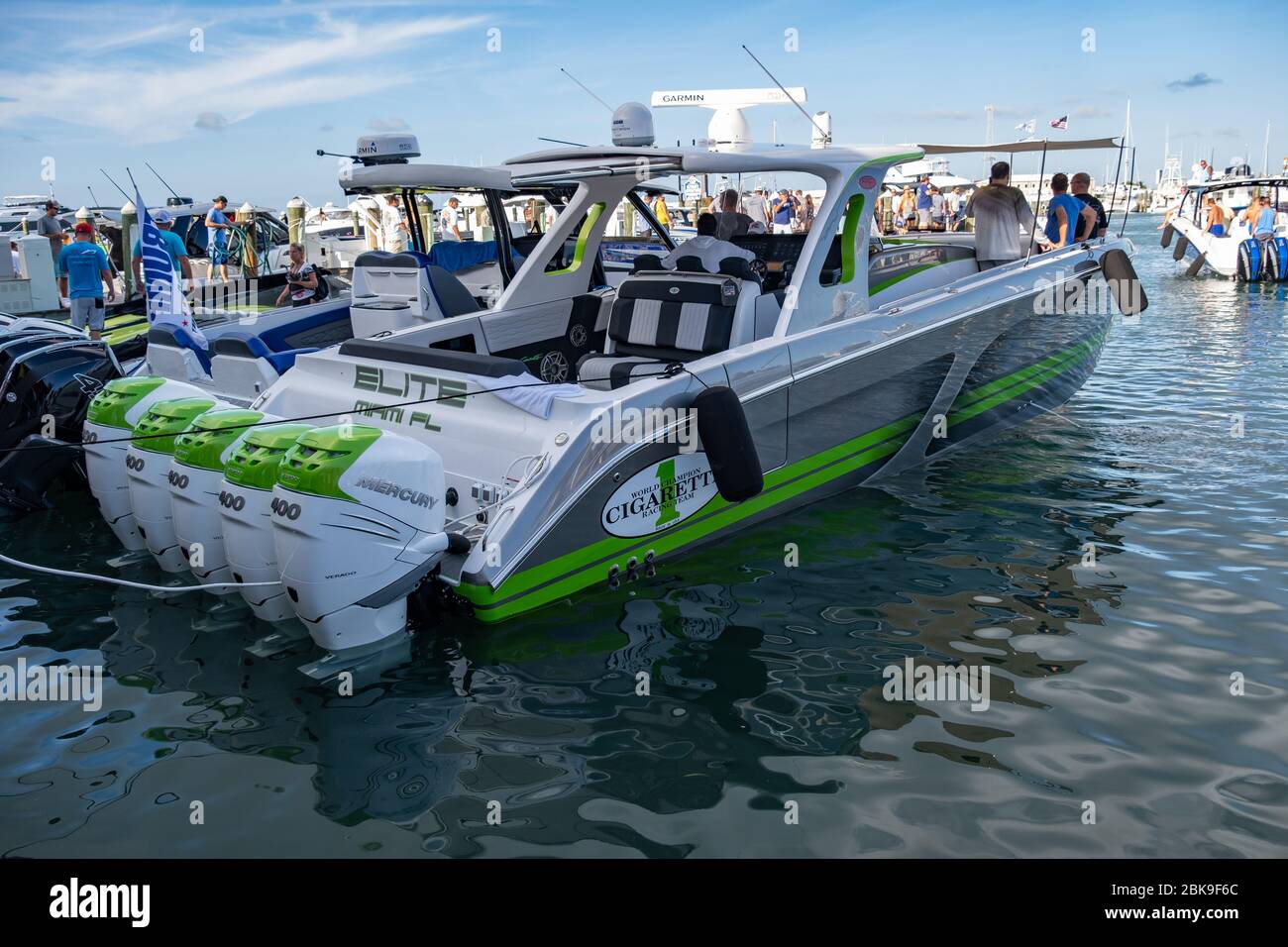 Key West, US-November 7th,2019:Annual Super boat Race Key West. Stock Photo