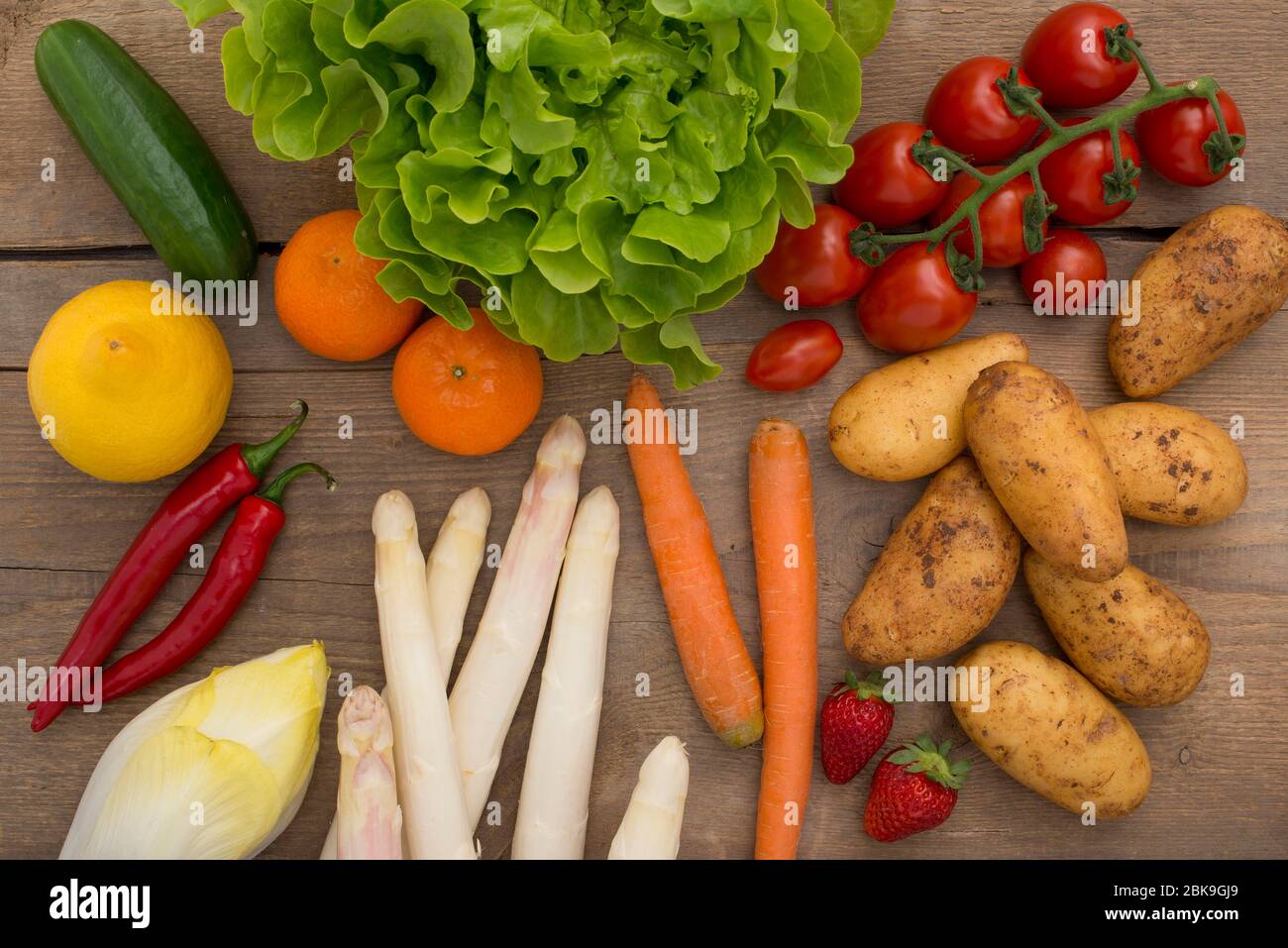 Fresh fruit and vegetables, Germany Stock Photo Alamy