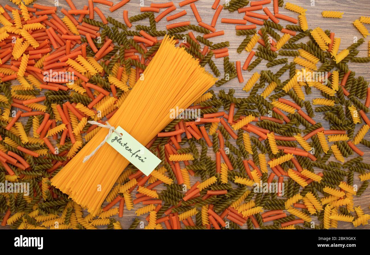 Gluten-free pasta, pasta, Germany Stock Photo