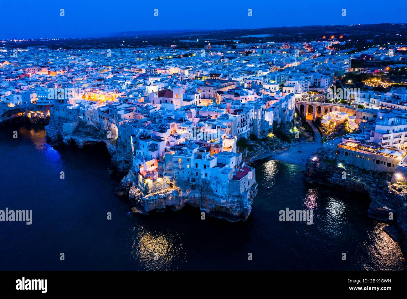 Polignano a mare aerial hi-res stock photography and images - Alamy