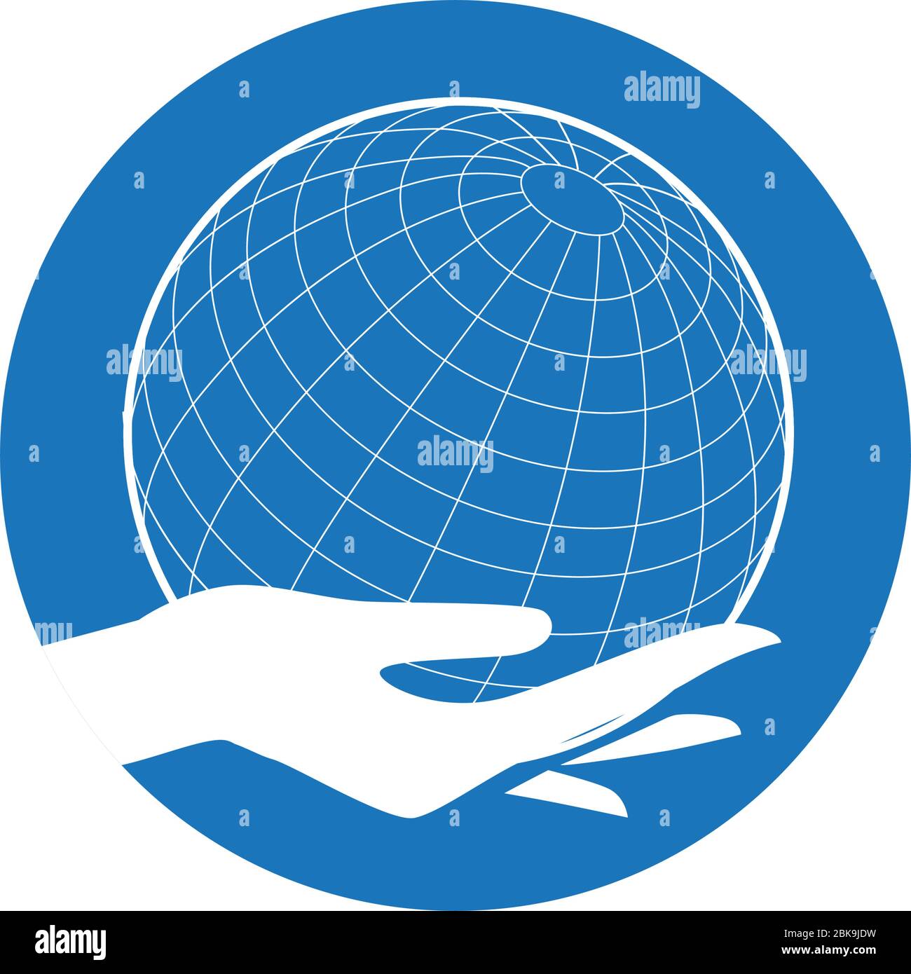 Hand holding planet Earth Stock Vector Image & Art - Alamy