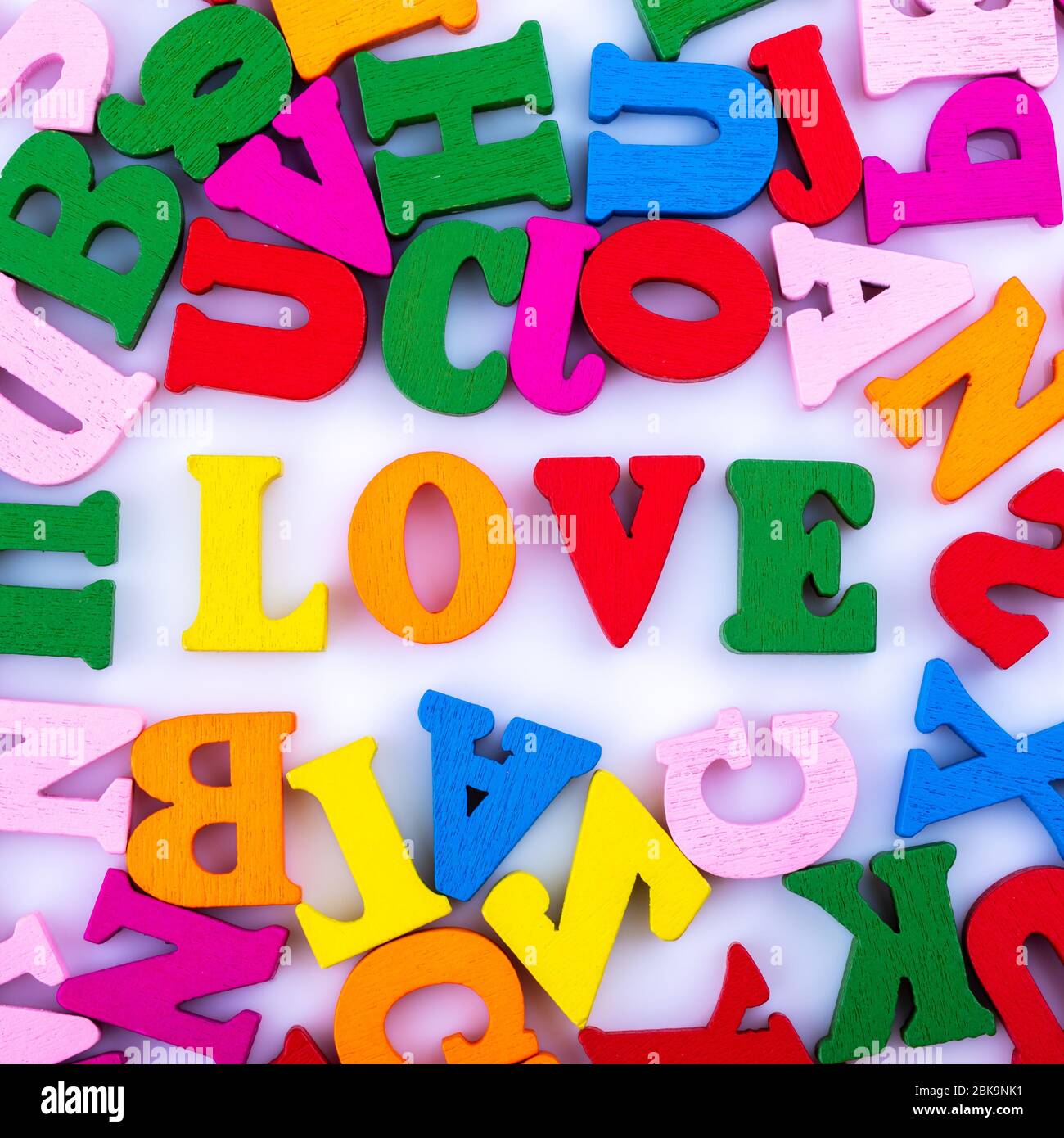 Word Love Made Wood Letters High Resolution Stock Photography And Images Alamy