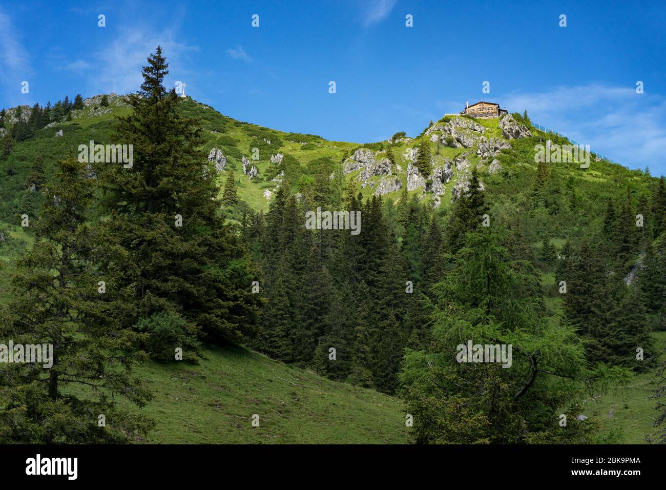Trail to the Mount Jenner at the Berchtesgadener Land Stock Photo - Alamy