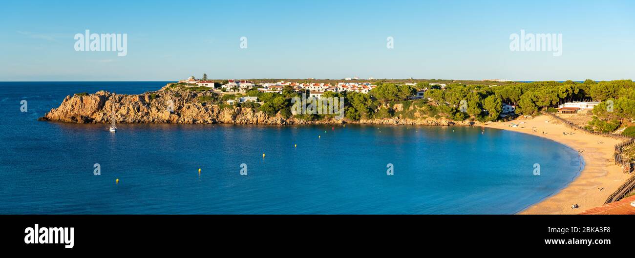 Arenal d'en Castell beach, one of the best resort beaches on Menorca ...