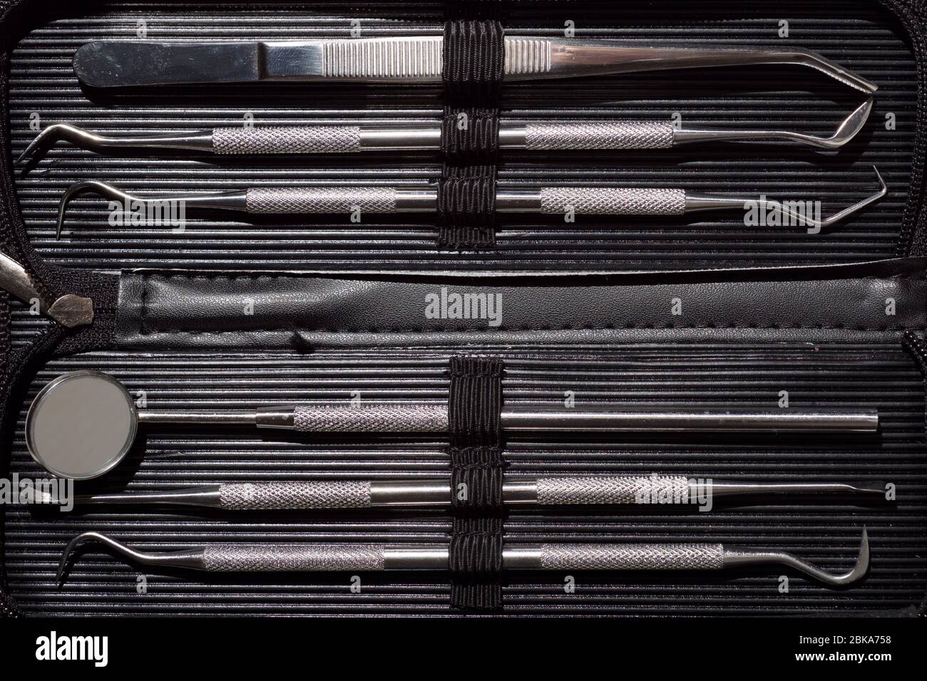 Instruments used by the dentist Stock Photo Alamy