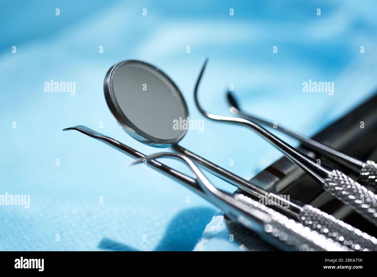 Instruments used by the dentist Stock Photo Alamy