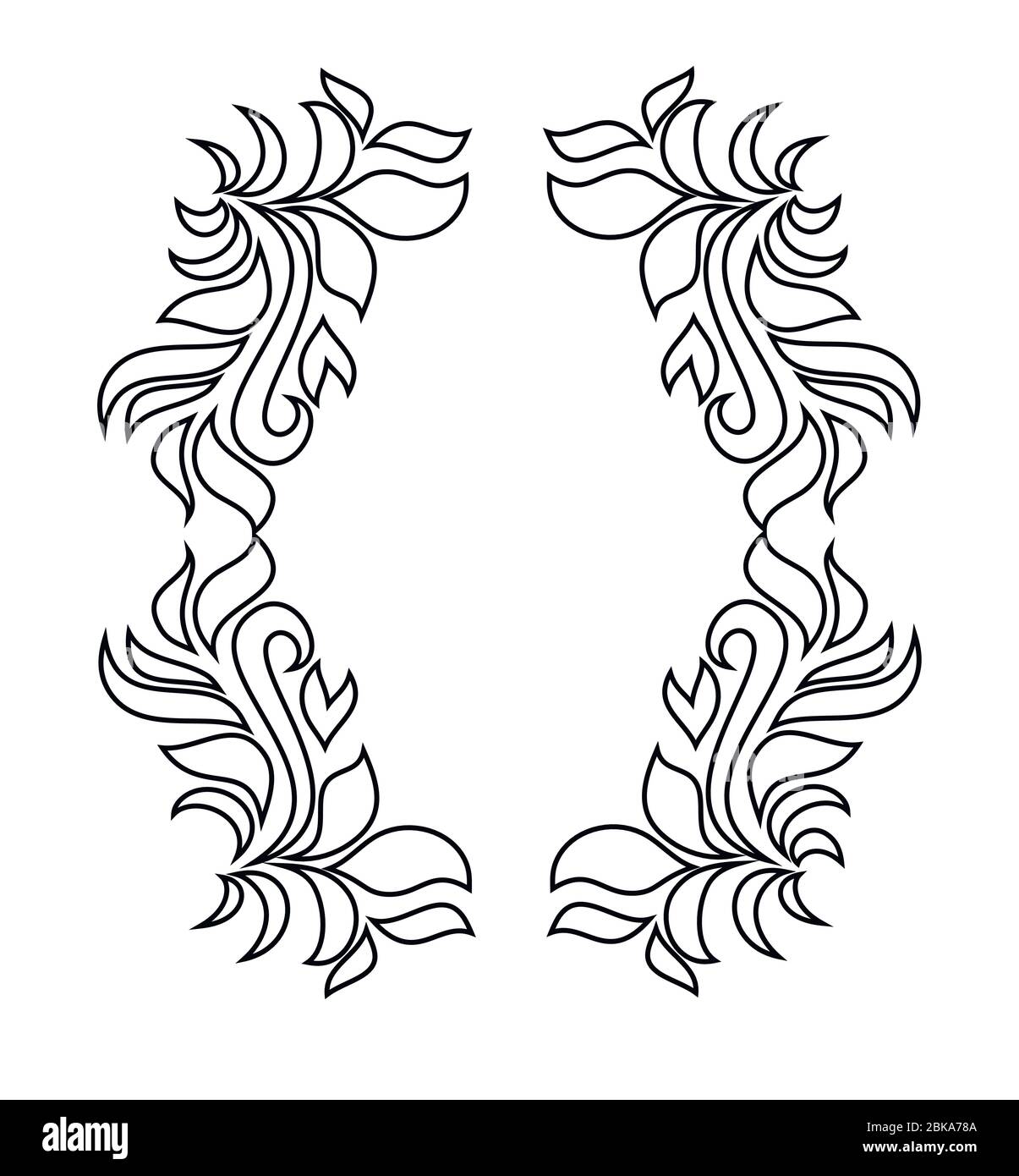 Hand Drawn Black Floral Ornate Elements Wedding Invitation Design Elements Vintage Black Floral Design Vector Ornamental Decorative Design Stock Vector Image Art Alamy