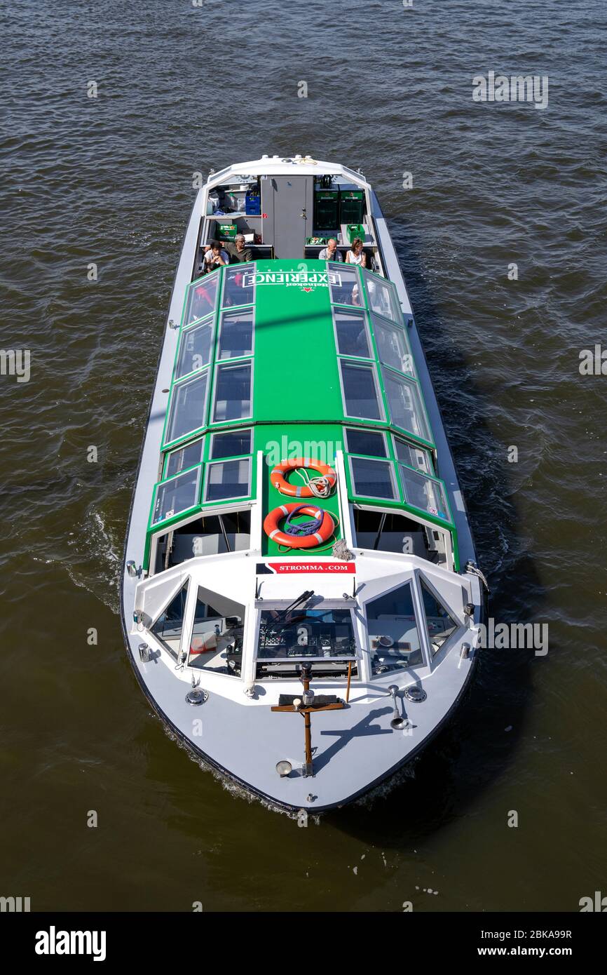 Amsterdam canal boat of Stromma Netherlands/ Heineken Experience on