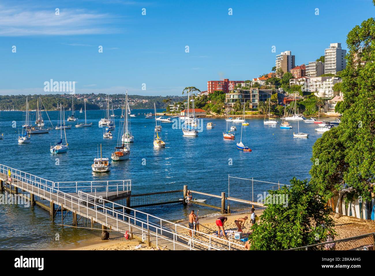 View of Blackburn Cove, Sydney, New South Wales, New South Wales, Australia Stock Photo