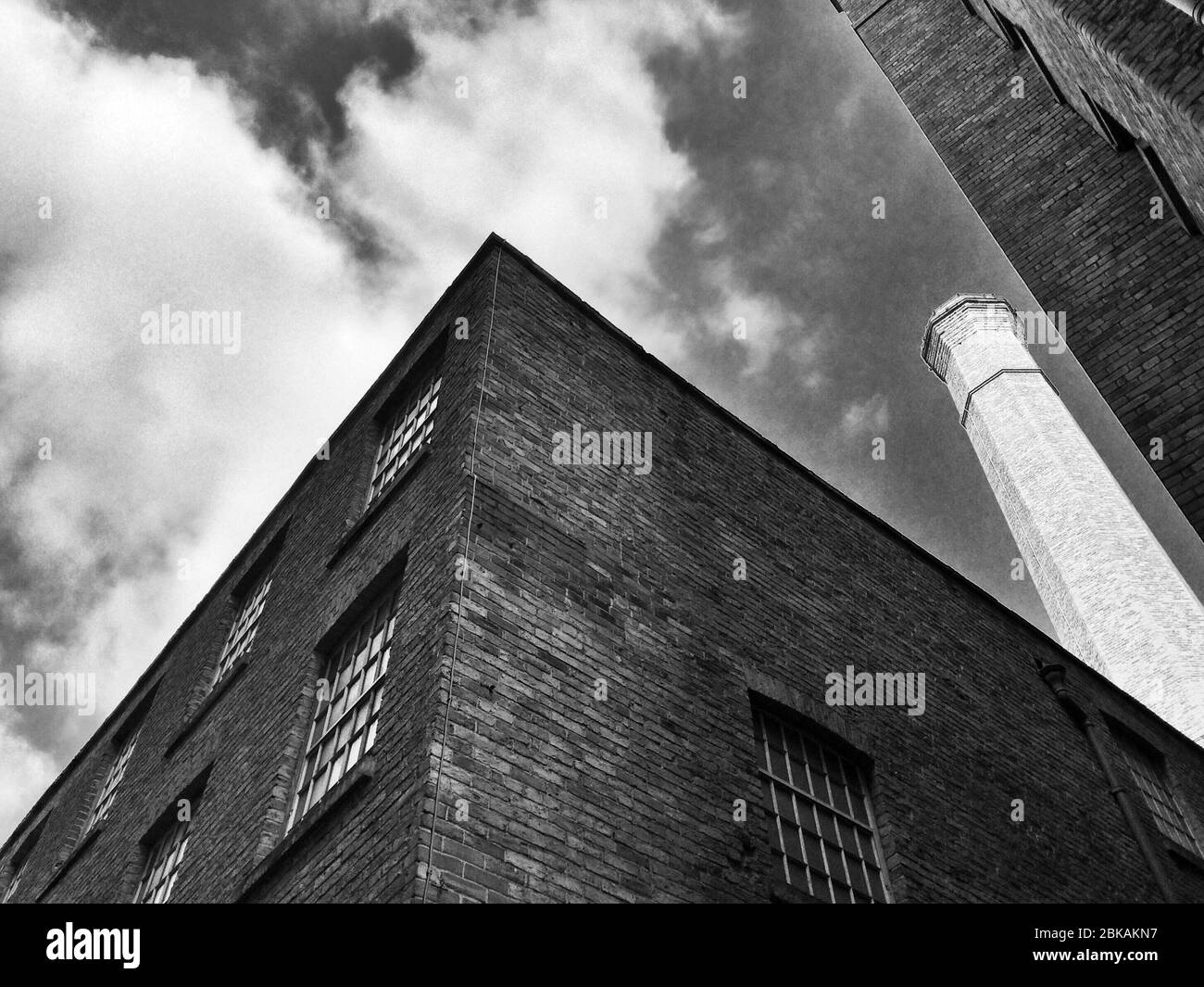 Mill detail, Ancoats, Manchester. Stock Photo