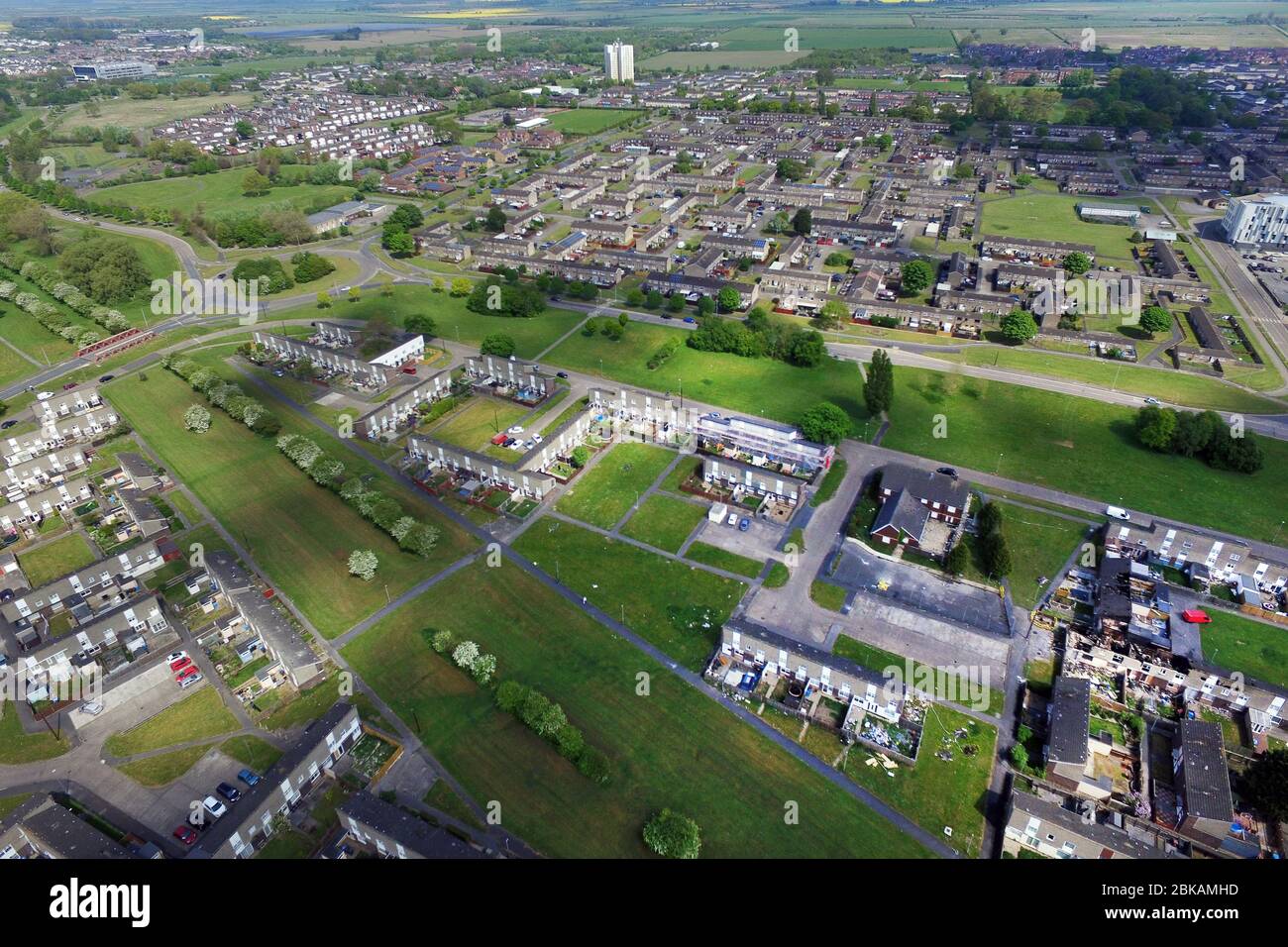 Stroud Crescent East, Bransholme, Hull Stock Photo Alamy