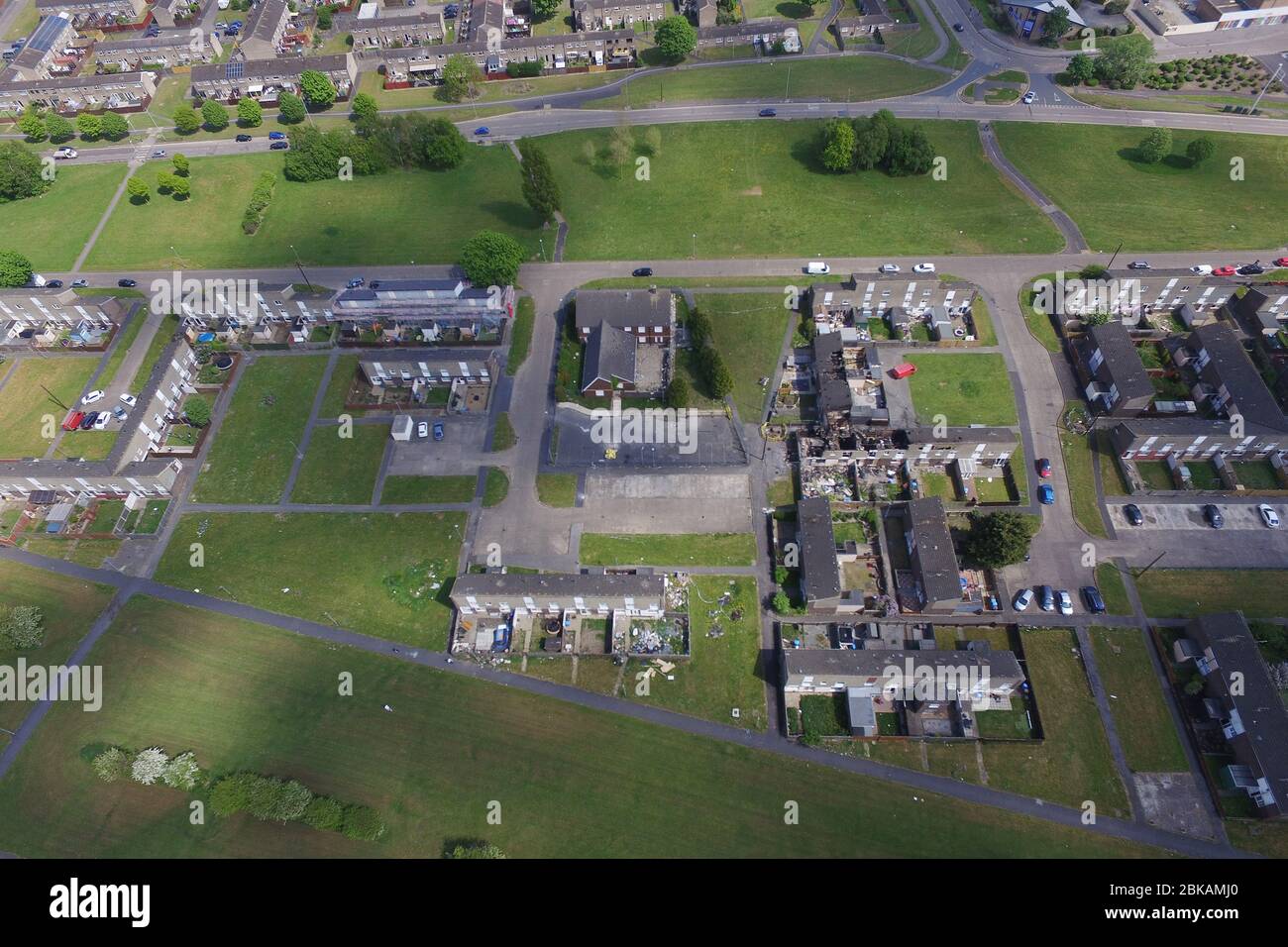 Stroud Crescent East, Bransholme, Hull Stock Photo Alamy