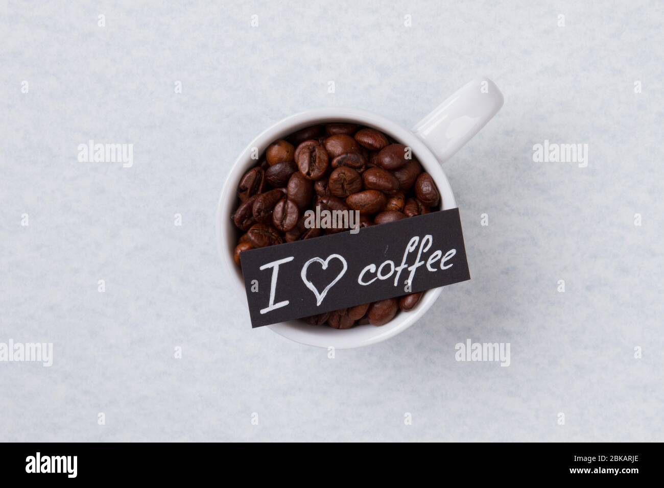 I love coffee concept. Stock Photo