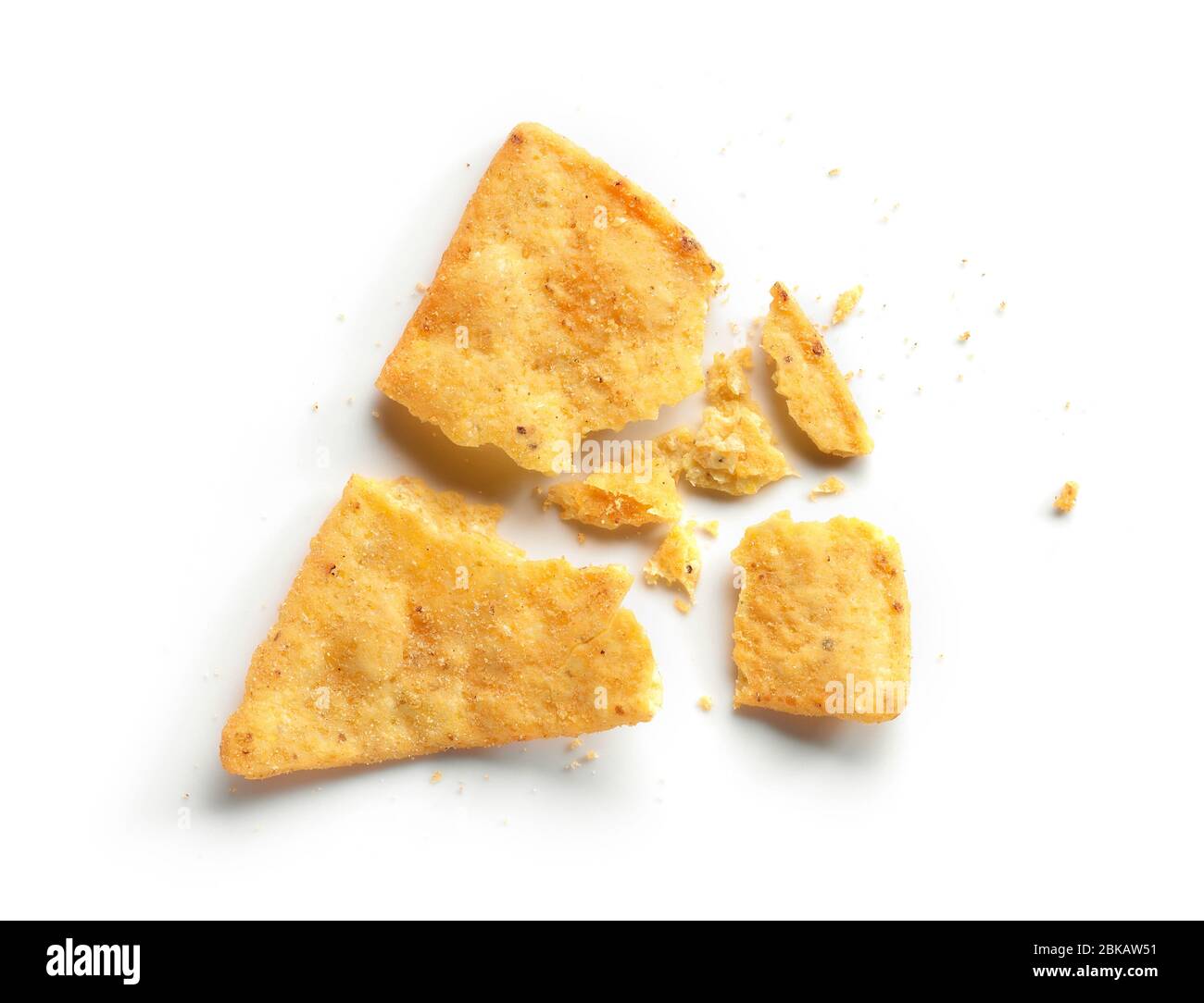 broken-corn-chips-nachos-isolated-on-white-background-top-view-stock