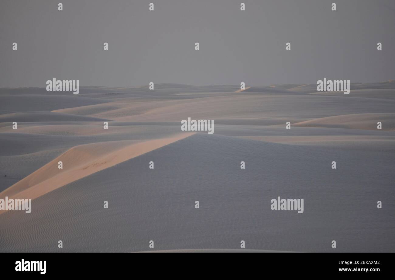 Dunas dos Lençóis Maranhenses Stock Photo