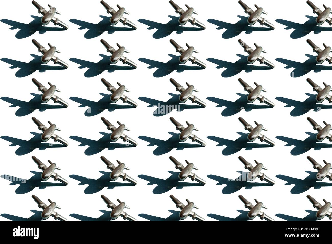 small metal airplanes