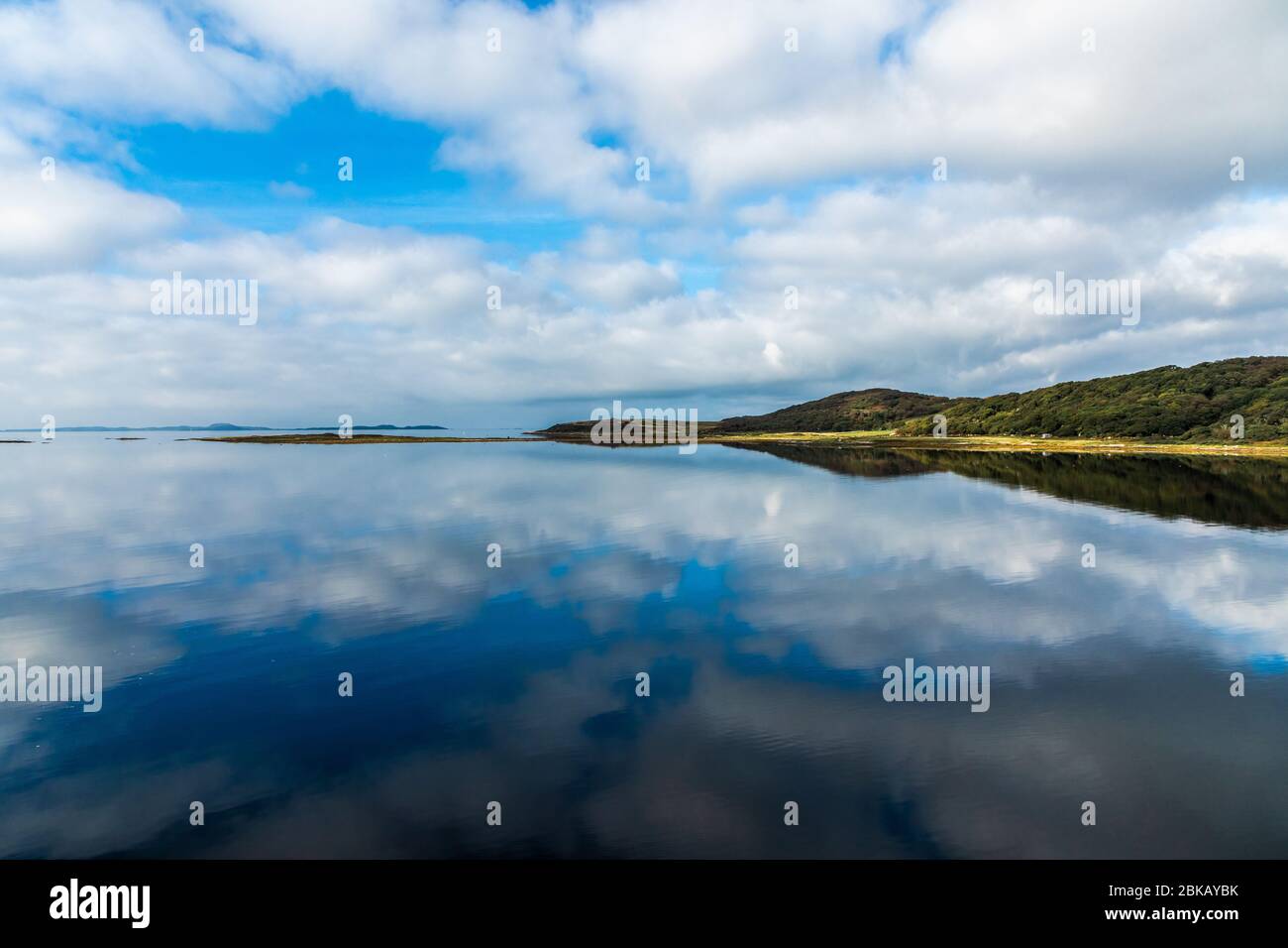 Jura Isle Landscape in Scotland Stock Photo
