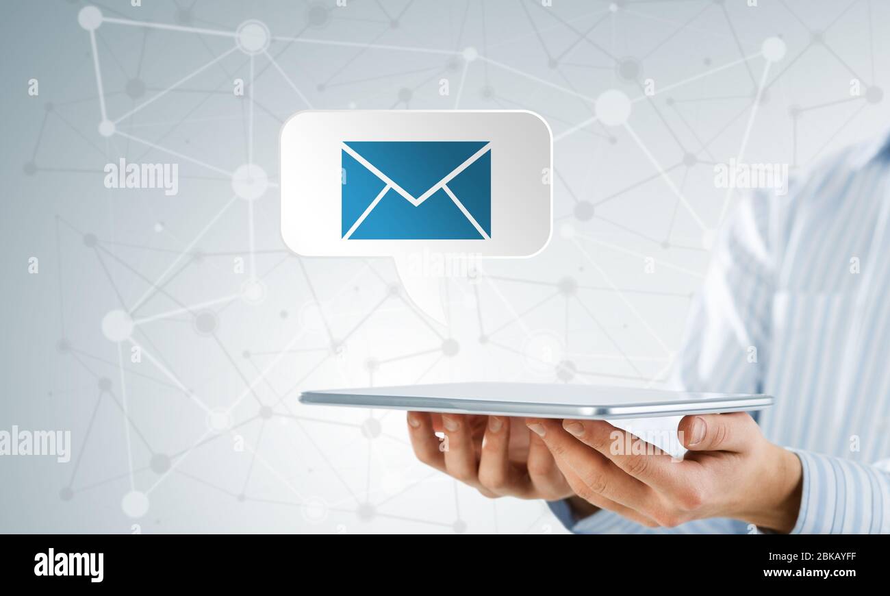 Email application icon Stock Photo - Alamy