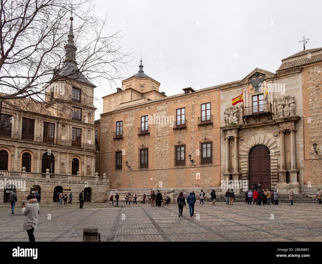 Archbishop's Palace of Toledo in Toledo, Spain, Europe Stock Photo