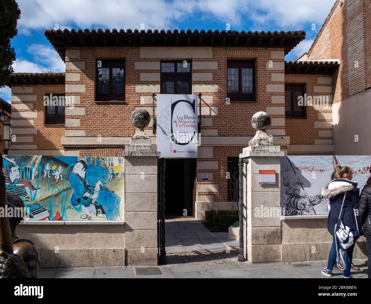 Cervantes Birthplace Museum in Alcalá de Henares, Spain, Europe Stock Photo