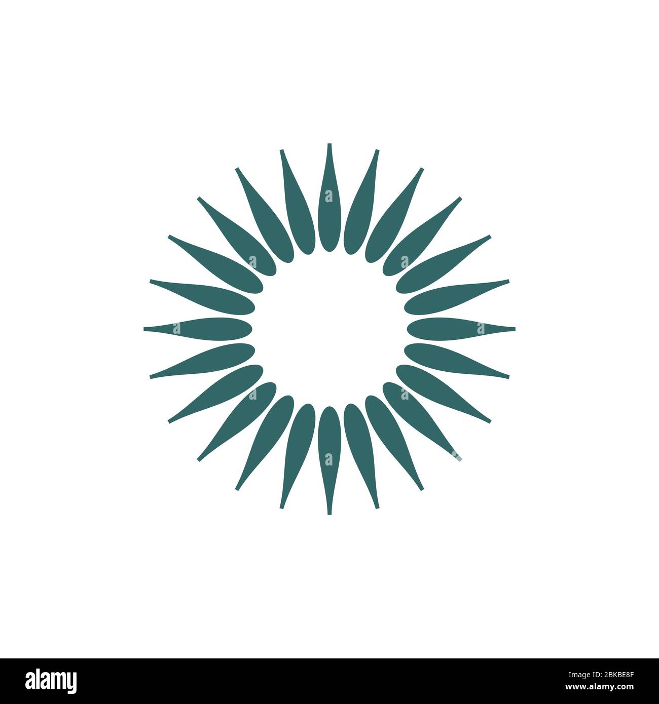 Star Flower Ornamental Sign Logo Template Illustration Design. Vector ...