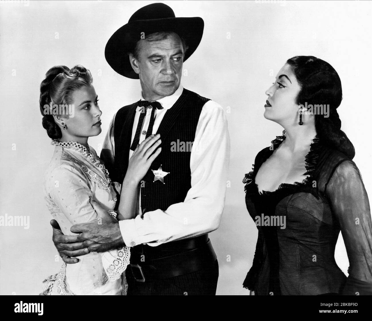 GRACE KELLY, GARY COOPER, KATY JURADO, HIGH NOON, 1952 Stock Photo - Alamy