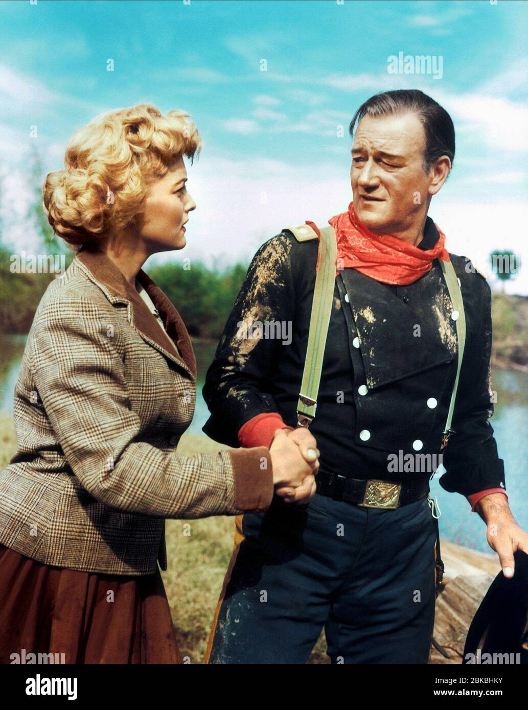 John Wayne Horse Soldiers 1959 High Resolution Stock Photography and ...