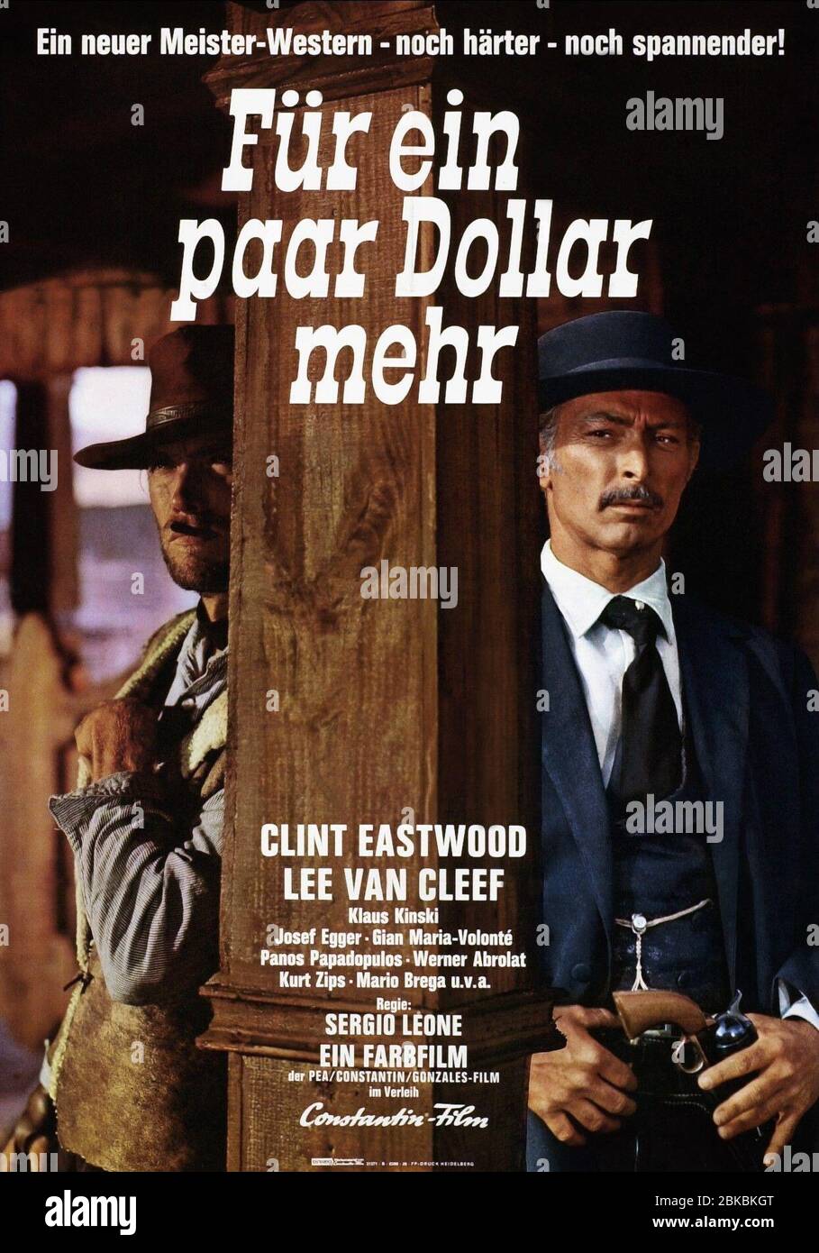Clint Eastwood Lee Van Cleef For A Few Dollars More 1965 Stock Photo Alamy