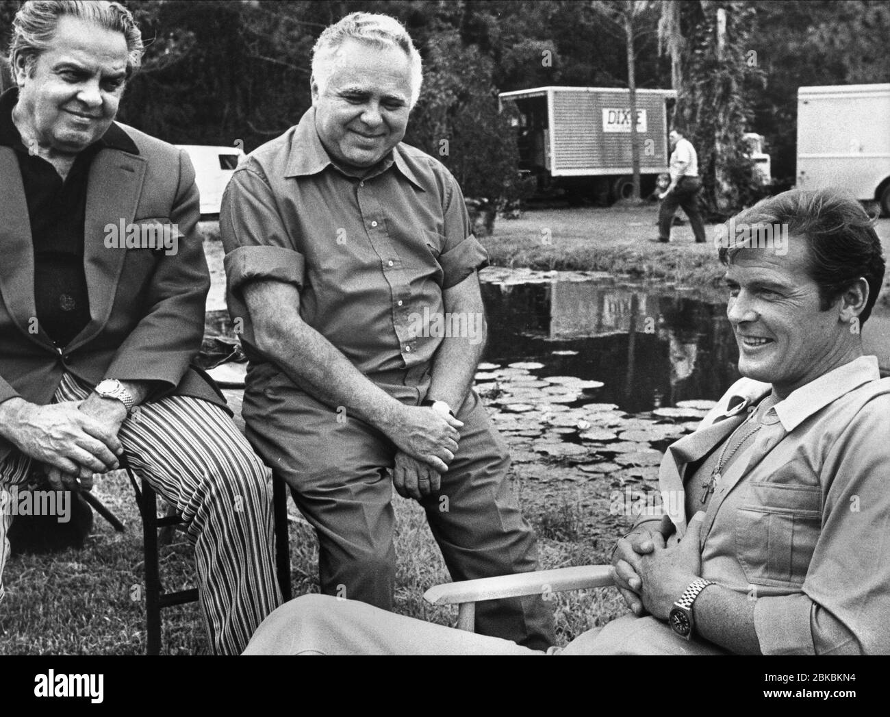 The Producer Of Live Let Die Albert Broccoli Harry Saltzman High