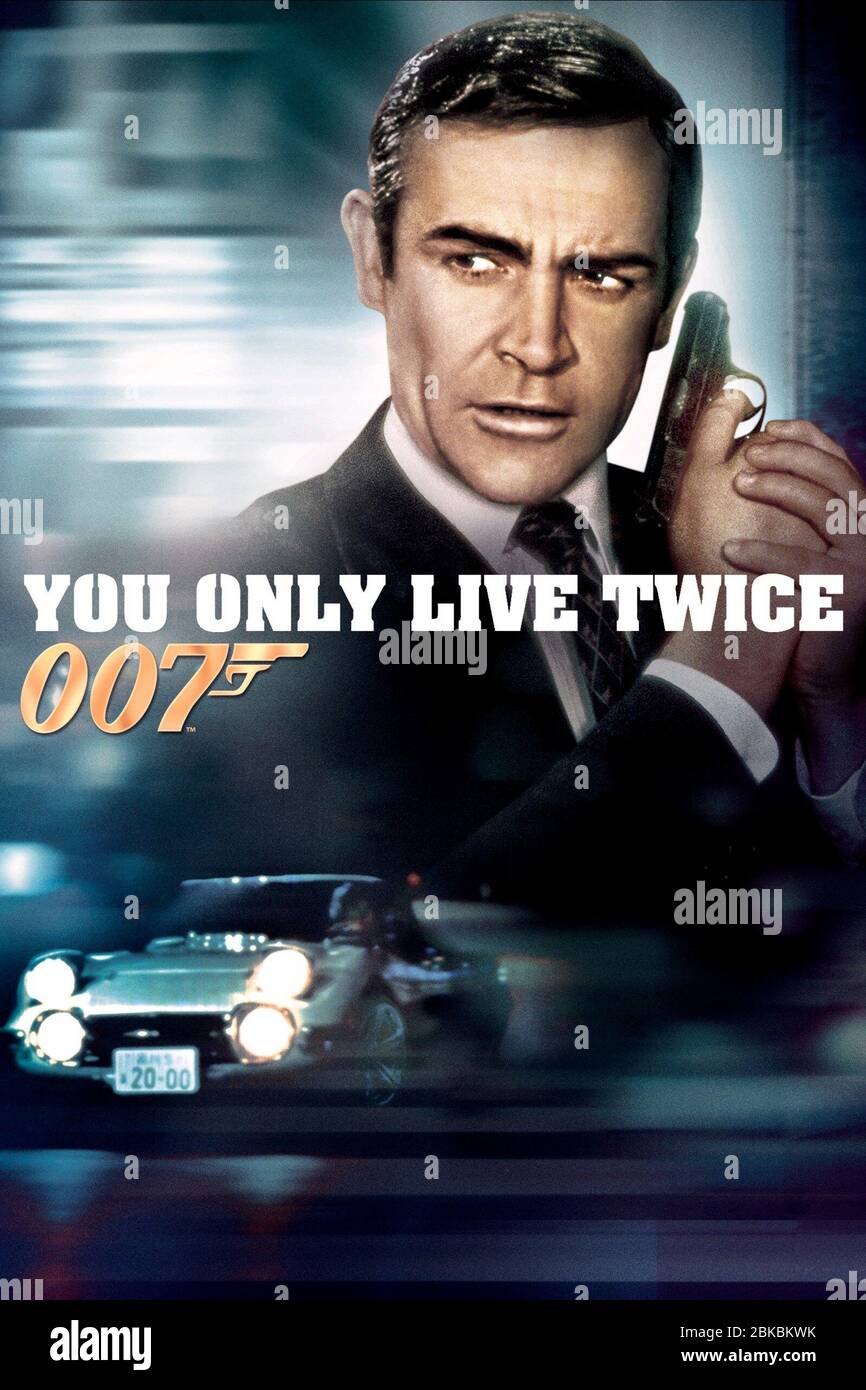 Sean Connery Poster You Only Live Twice 1967 Stock Photo Alamy
