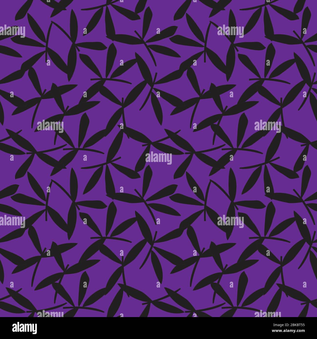 Purple Floral botanical seamless pattern background suitable for ...