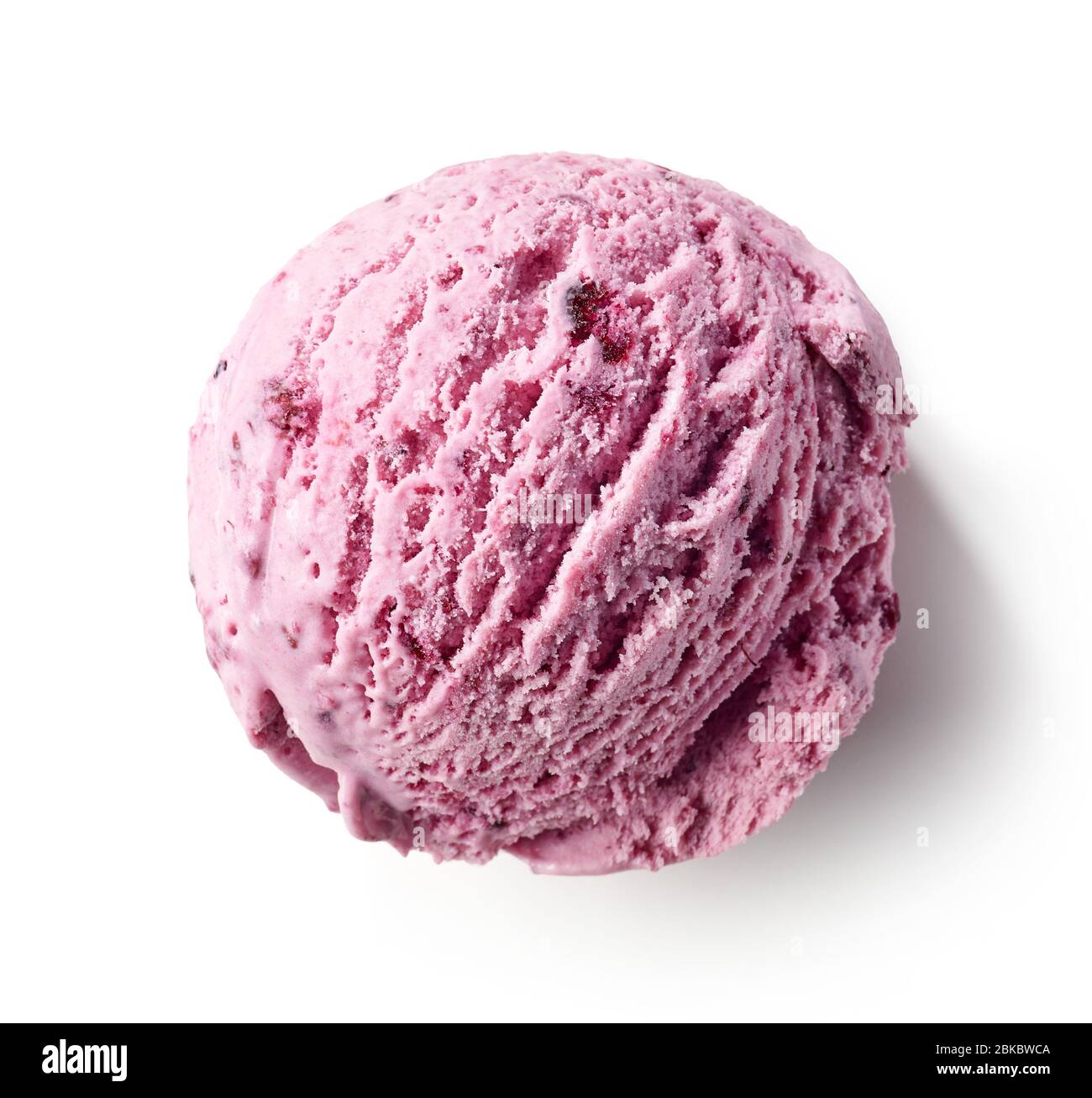 https://c8.alamy.com/comp/2BKBWCA/pink-ice-cream-scoop-isolated-on-white-background-top-view-2BKBWCA.jpg