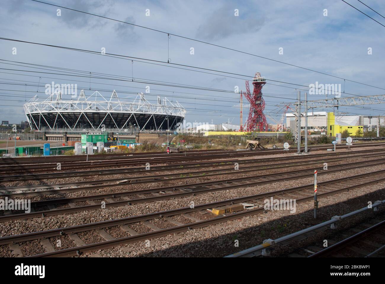 West Ham United FC Football Stadium Under Construction Olympic Stadium