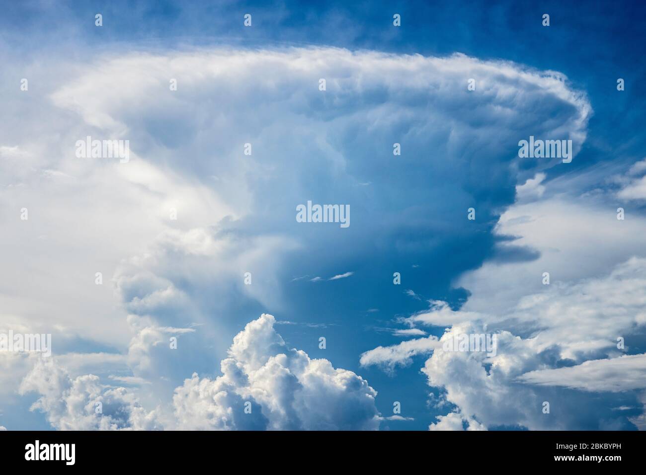 blue sky and dramatic clouds background Stock Photo - Alamy