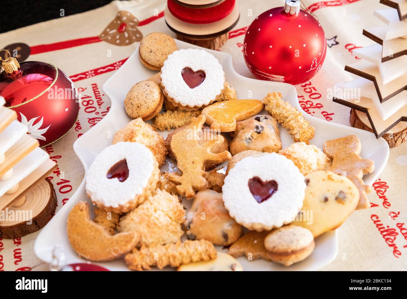 Christmas Cake In Alsace Stock Photo Alamy