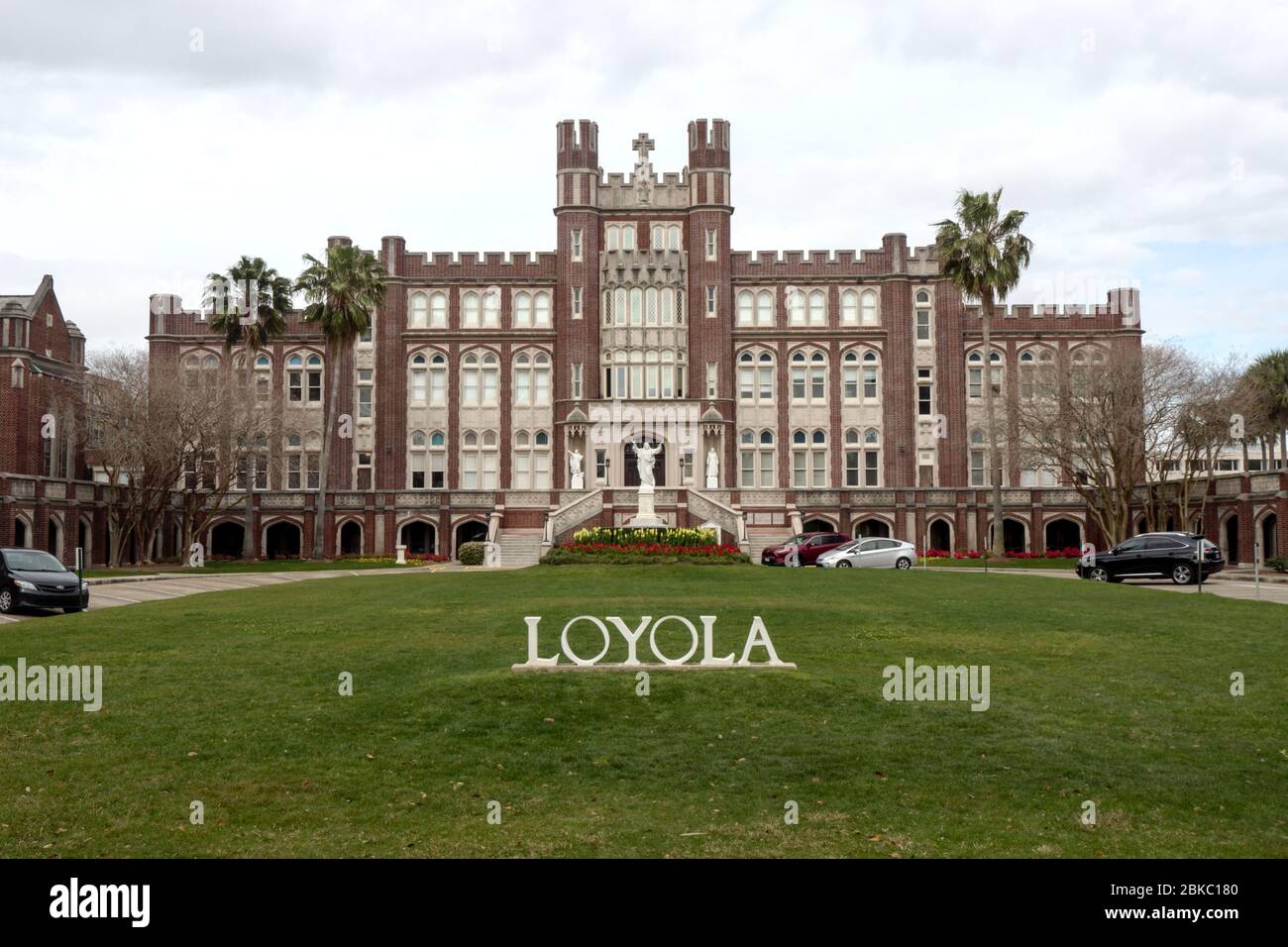 New Orleans, Louisiana, USA -  2020: Loyola University Main Campus, located on St. Charles Avenue across from Audubon Park. Stock Photo