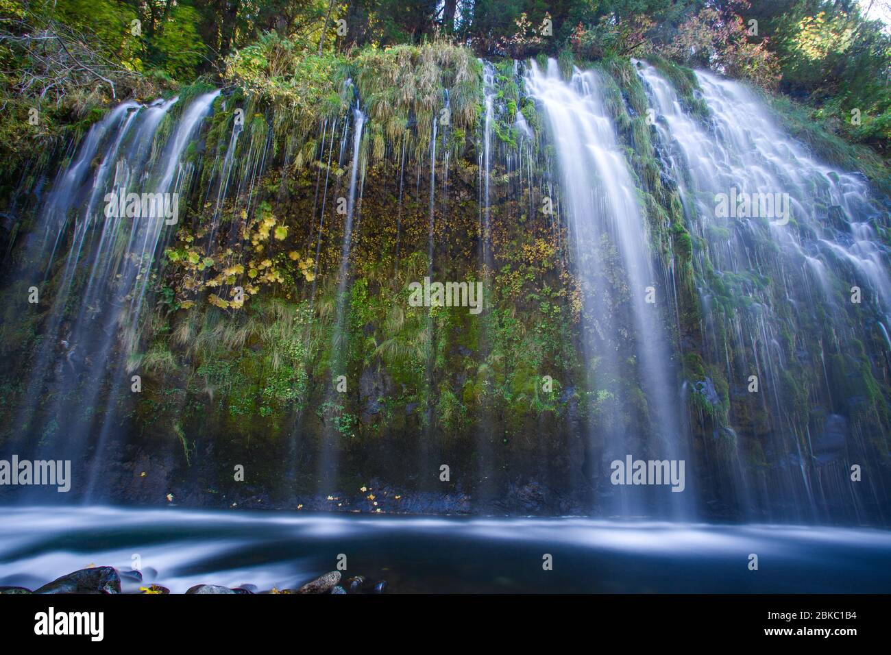 Mossbrae Falls in Dunsmuir, California Stock Photo