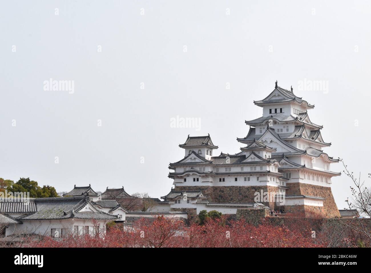 Himejijo castle, one of the few original castles, built in 1580, Himeji, Japan Stock Photo Alamy