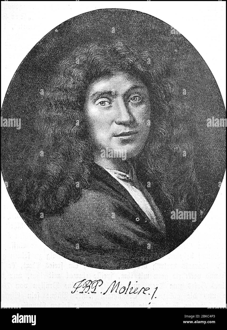 Jean-Baptiste Poquelin, aka Molière, January 15, 1622 - February 17, 1673,)  was a French actor, theater director and playwright / Jean-Baptiste  Poquelin, alias Molière, 15. Januar 1622 - 17. Februar 1673,) war